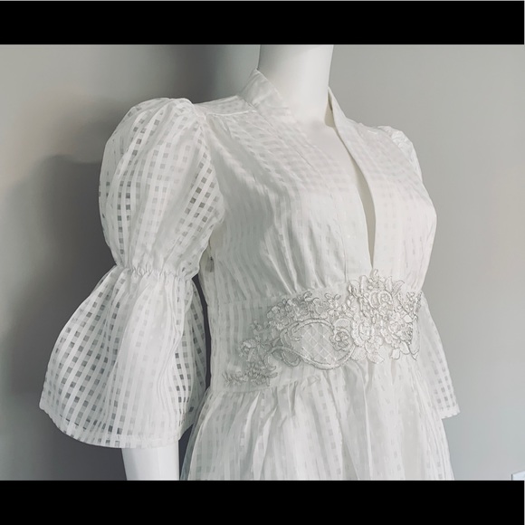White lace waistline dress - Picture 3 of 5